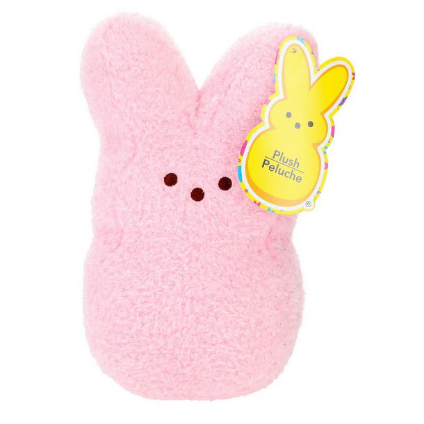 PEEPS FLEECE WITH GLITTER PLUSH PINK 10 INCH TALL