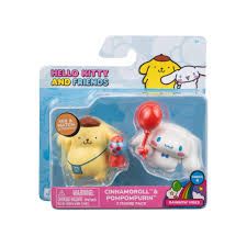 CINNAMOROLL AND POMPOMPURIN 2 FIGURE PACK
