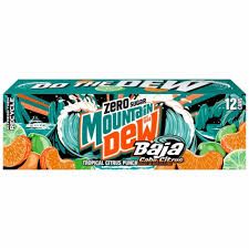MOUNTAIN DEW BAJA CABO CITRUS ZERO CASE