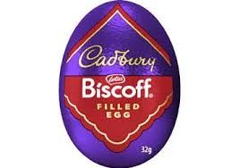 EASTER CADBURY BISCOFF CHOCOLATE EGG
