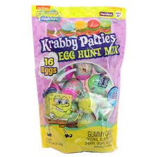 FRANKFORD SPONGEBOB KRABBY PATTIES PLASTIC EGG HUNT BAG
