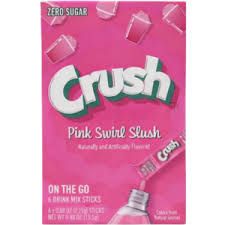 CRUSH PINK SWIRL SLUSH SINGLES TO GO