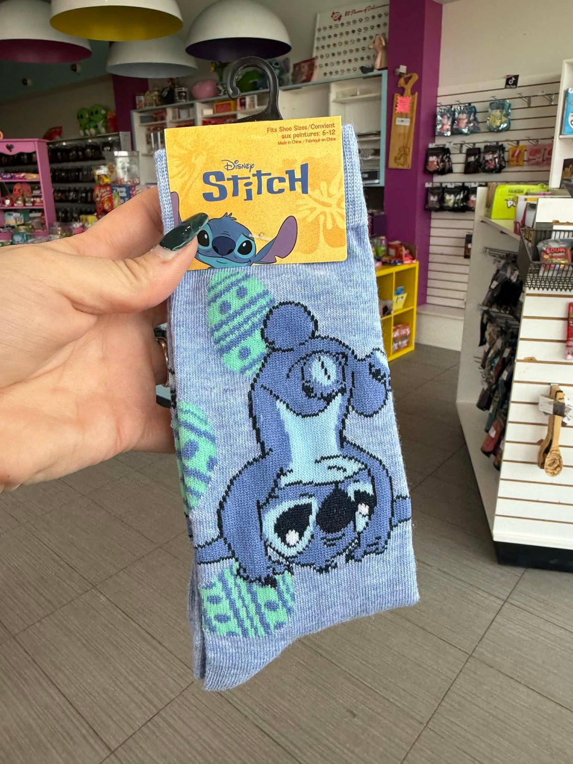 STITCH EASTER SOCKS WITH EASTER EGGS