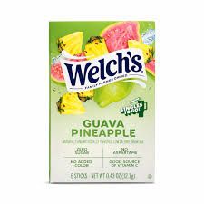 WELCHS GUAVA PINEAPPLE SINGLES TO GO