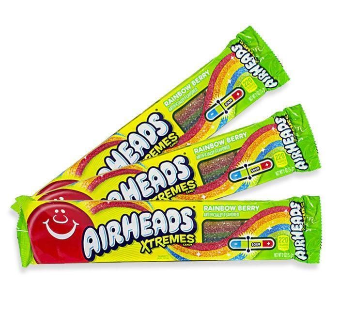 AIR HEADS EXTREME SOUR BELTS
