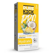 PURE KICK PRO PINEAPPLE COCONUT HYDRATE SINGLES TO GO
