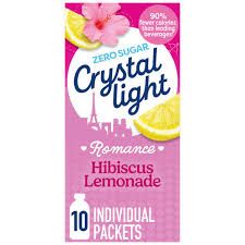 CRYSTAL LIGHT HIBISCUS LEMONADE ROMANCE SINGLES TO GO
