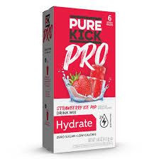 PURE KICK PRO STRAWBERRY ICE POP HYDRATE SINGLES TO GO