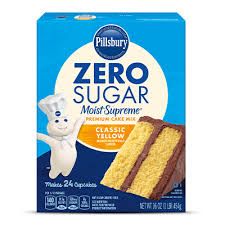 PILLSBURY ZERO SUGAR MOIST SUPREME YELLOW PREMIUM CAKE
