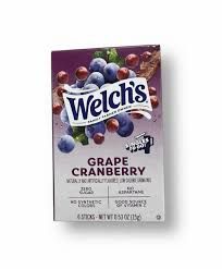 WELCHS GRAPE CRANBERRY SINGLES TO GO