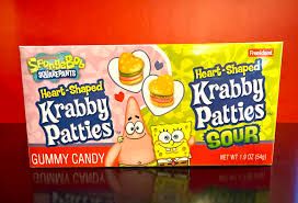 KRABBY PATTY HEART SHAPED SOUR THEATRE BOX