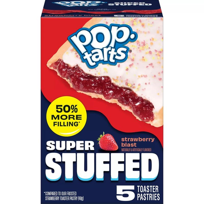 POP TARTS SUPER STUFFED FROSTED STRAWBERRY BLAST 5 CT