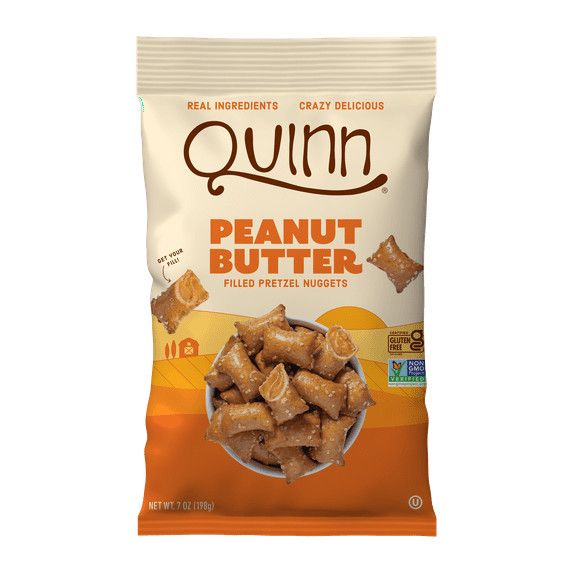 QUINN PEANUT BUTTER FILLED PRETZEL NUGGETS GLUTEN FREE