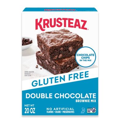 KRUSTEAZ GLUTEN FREE DOUBLE CHOCOLATE BROWNIE