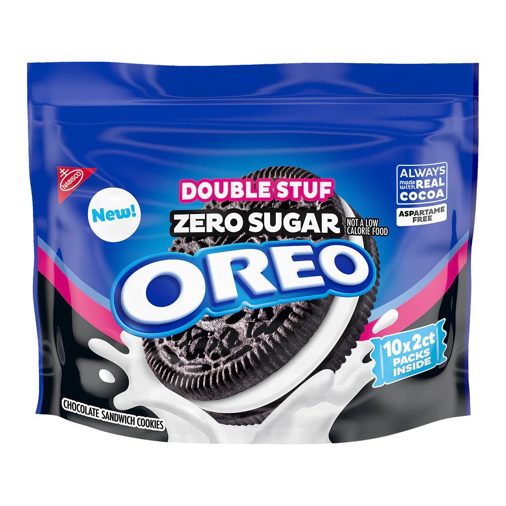 OREO ZERO SUGAR DOUBLE STUF 10 X 2