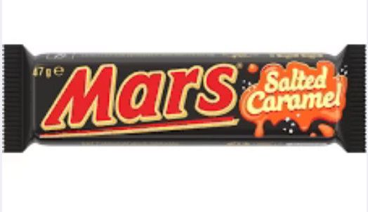 MARS SALTED CARAMEL BAR 47 G ( AUSTRALIA)