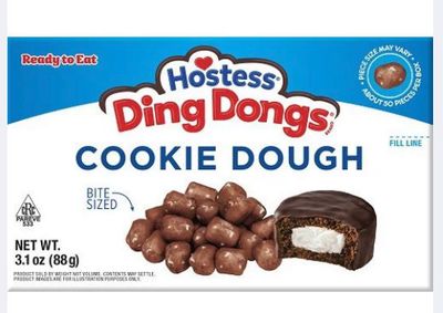 HOSTESS DING DONGS COOKIE DOUGH BITES THEATRE BOX