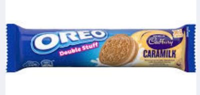 OREO DOUBLE STUFF CARAMILK COOKIES COOKIES (AUSTRALIA)