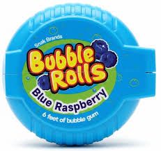 BUBBLE ROLLS BLUE RASPBERRY
