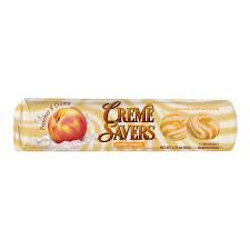 CREME SAVERS ROLLS PEACHES AND CREME