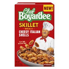 CHEF BOYARDEE SKILLET CHEESY ITALIAN SHELLS