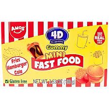 4D GUMMY MINI FAST FOOD