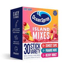 OCEAN SPRAY ISLAND MIXES  30 PACK SINGLES TO GO
