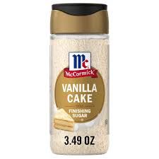 MCCORMICK VANILLA CAKE FINISHING SUGAR