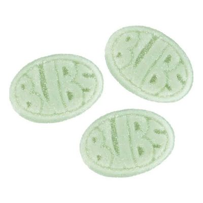 BUBS SOUR PEAR MINI OVALS VEGAN &amp; GLUTEN FREE