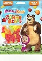MASHA AND THE BEAR MIXED FRUIT GUMMY BEARS