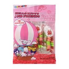 HELLO KITTY AND FRIENDS CANDY BRACELETS 10 PIECES