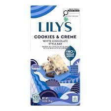 LILYS COOKIES AND CREME WHITE CHOCOLATE STYLE BAR