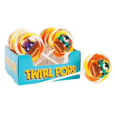 HALLLOWEEN TWIRL POP CANDY CARN FLAVOR