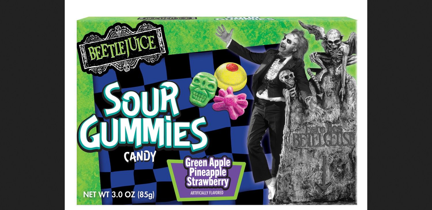 BEETLEJUICE SOUR GUMMIES HALLOWEEN THEATER BOX