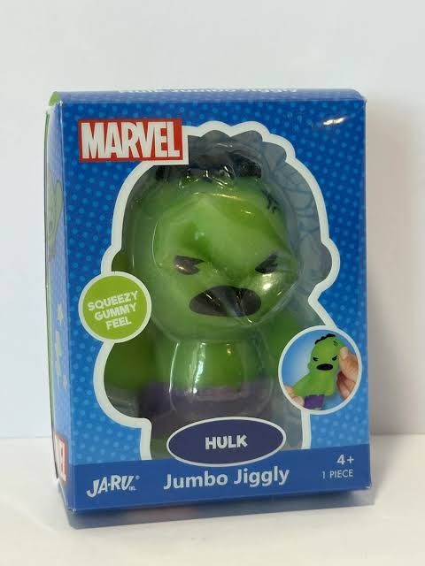 MARVEL HULK JUMBO JIGGLY SQUEEZY GUMMY FEEL