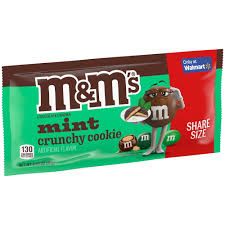 M&amp;M MINTCRUNCHY COOKIE SHARE SIZE