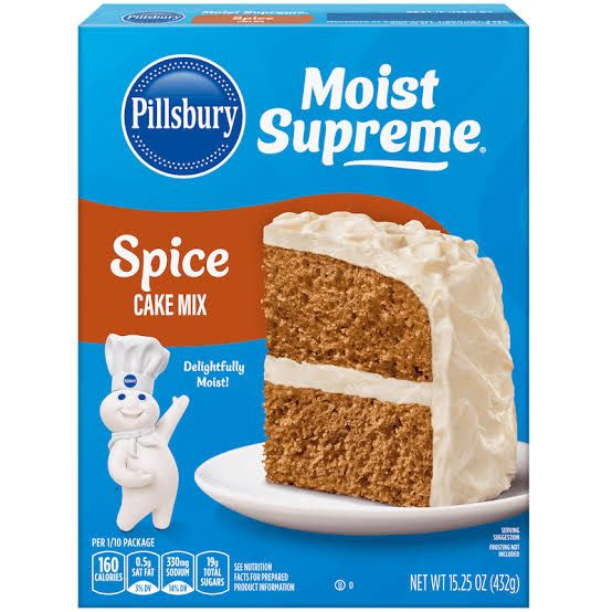 PILLSBURY MOIST SURPREME SPICE CAKE MIX