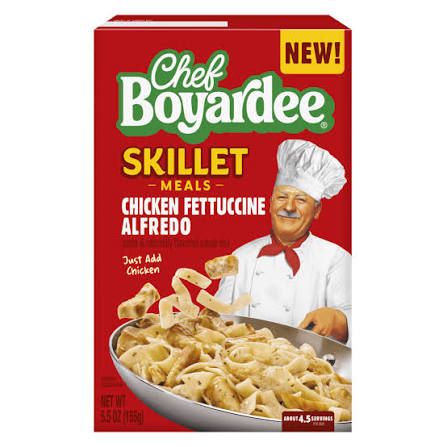 CHEF BOYARDEE SKILLET MEALS CHICKEN FETTUCCINE ALFREDO