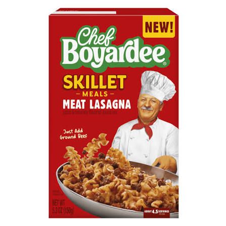 CHEF BOYARDEE SKILLET MEALS MEAT LASAGNA