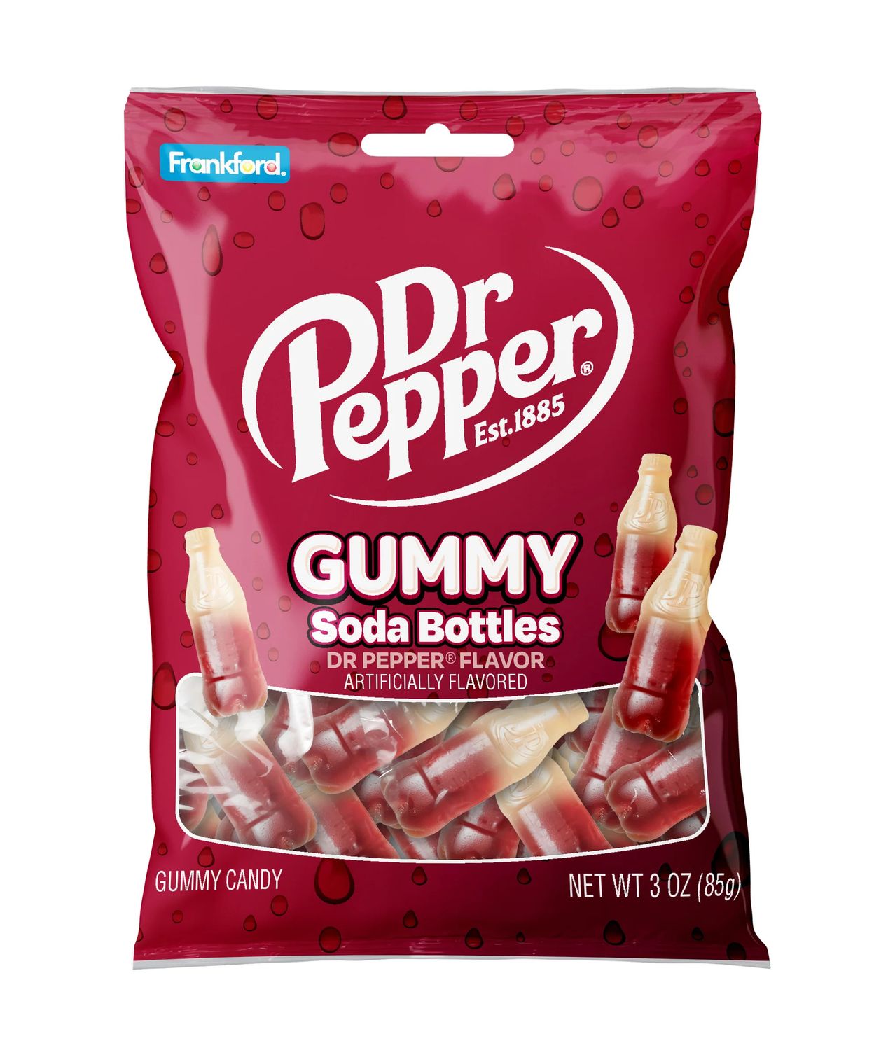 DR PEPPER GUMMY SODA BOTTLES PEG BAG