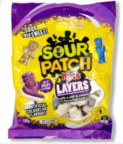 Sour Patch KIds Layers Mix 190g (Australia)