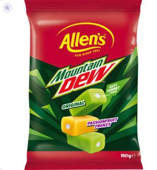 Allens Mountain Dew Chew 150g (Australia)