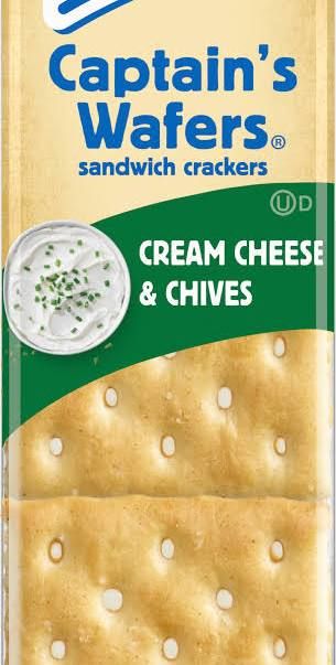 LANCE CAPTAIN WAFERS CREAM CHEESE AND CHIVE