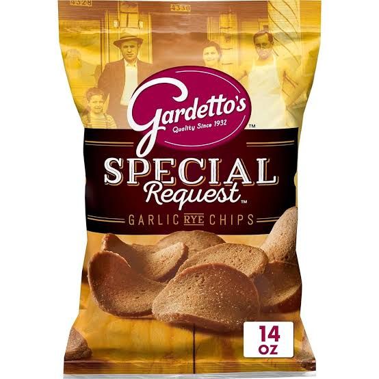 GARDETTOS SPECIAL REQUEST GARLIC RYE CHIPS