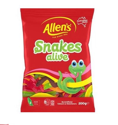Allens Snacks Alive 200g  (Australia)