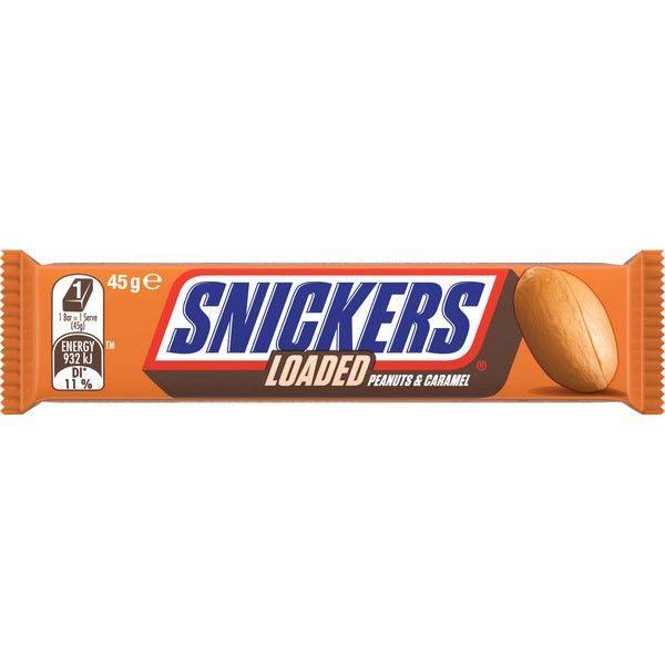 Snickers Loaded Bar 45g (Australia)