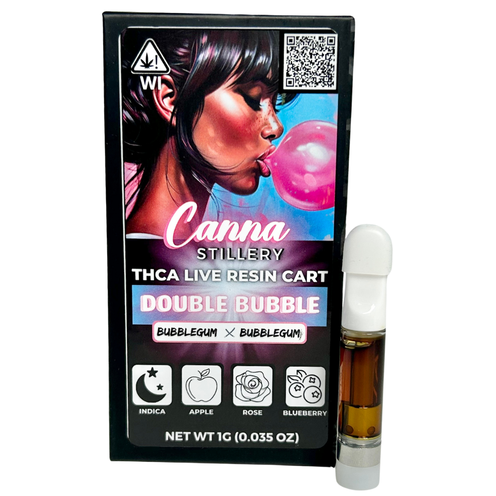 Canna Stillery THCA Live Resin Cart 1g Double Bubble