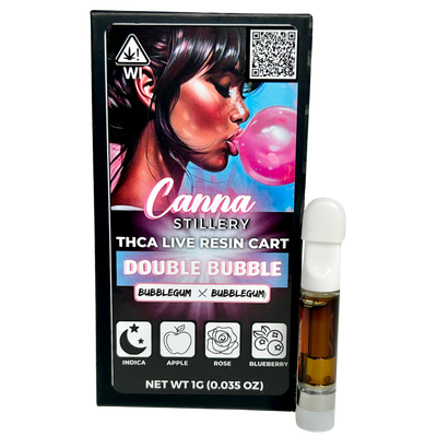 Canna Stillery THCA Live Resin Cart 1g Double Bubble