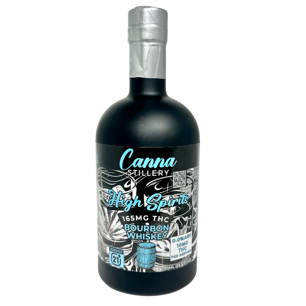 Canna Stillery High Spirits - Bourbon 165mg Rosin D9 THC (750mL)