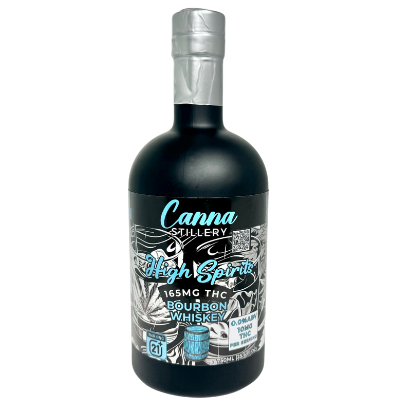Canna Stillery High Spirits - Bourbon 165mg Rosin D9 THC (750mL)